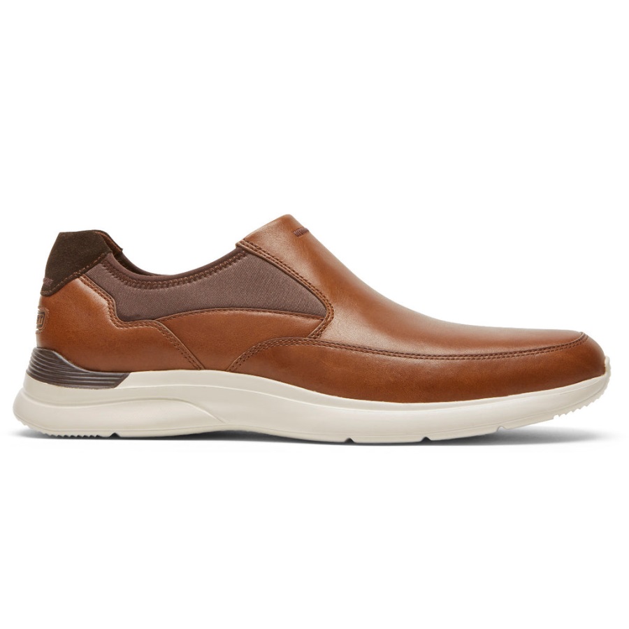 Rockport Erkek Total Motion Aktif Slip-on Spor Ayakkabı Bronzluk - Görsel 2