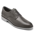 Rockport Erkek Total Motion Dressport Düz Burunlu Oxford çelik Gri