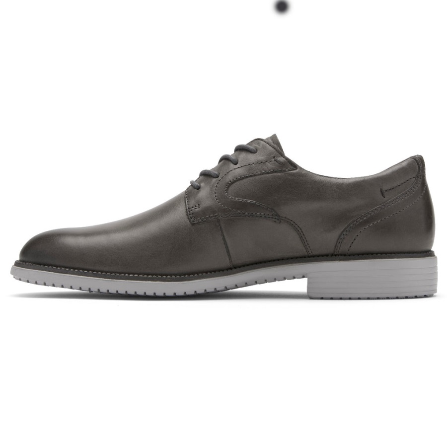 Rockport Erkek Total Motion Dressport Düz Burunlu Oxford çelik Gri - Görsel 5