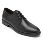 Rockport Erkek Total Motion Dressport Kap Burun Oxford Siyah