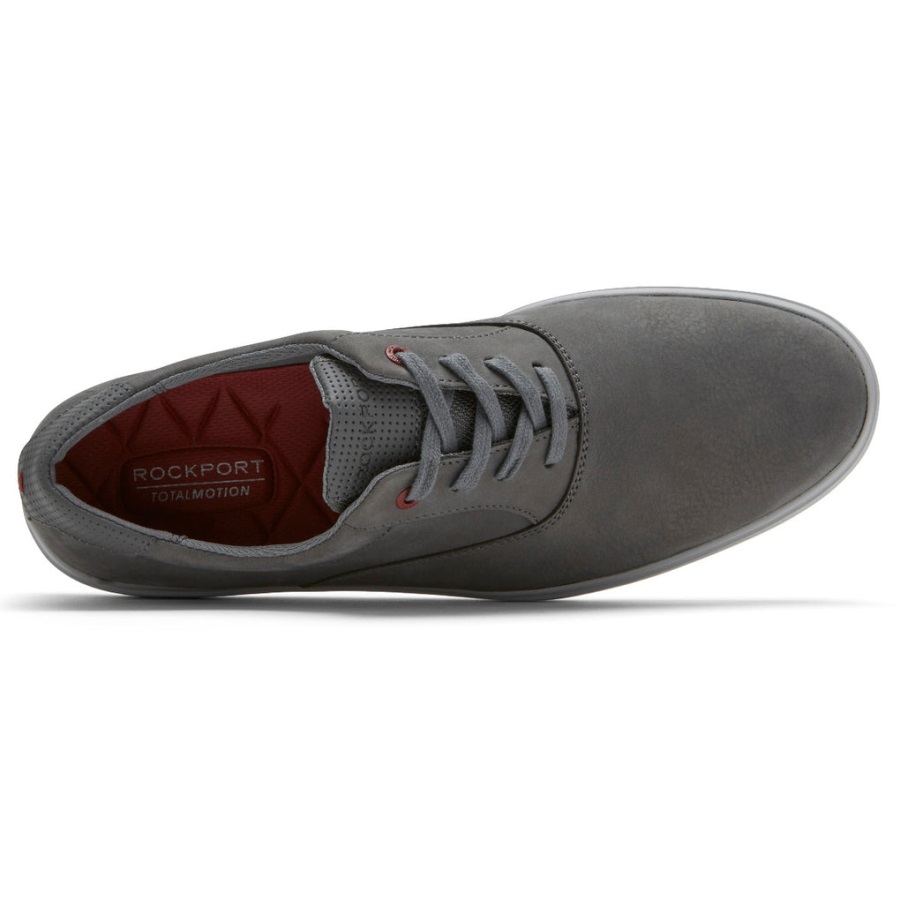 Rockport Erkek Total Motion Lite Cvo Spor Ayakkabı çelik Gri Nubuk - Görsel 4