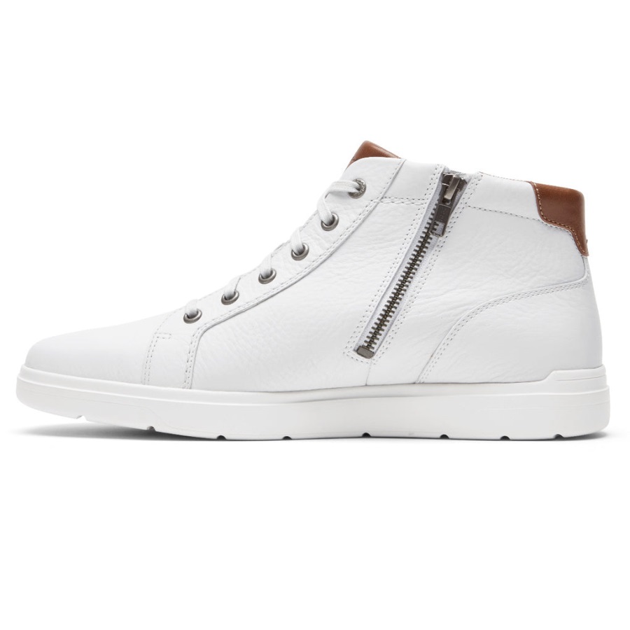 Rockport Erkek Total Motion Lite Fermuarlı Spor Ayakkabı Beyaz - Görsel 5