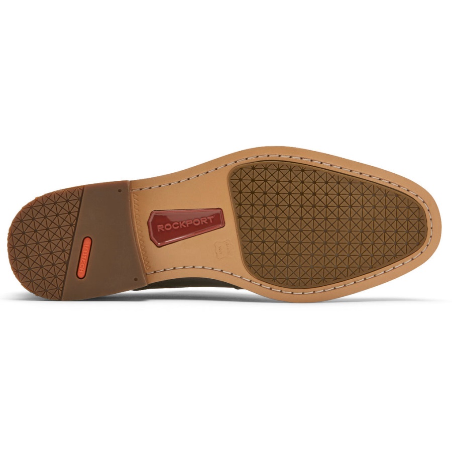Rockport Erkek Total Motion Office Düz Burunlu Oxford çelik Gri - Görsel 3