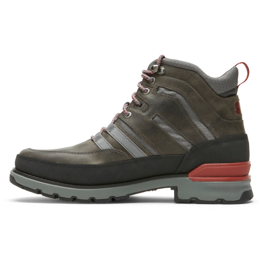 Rockport Erkek Total Motion Trek Modern Bot Su Geçirmez çelik Gri - Görsel 5