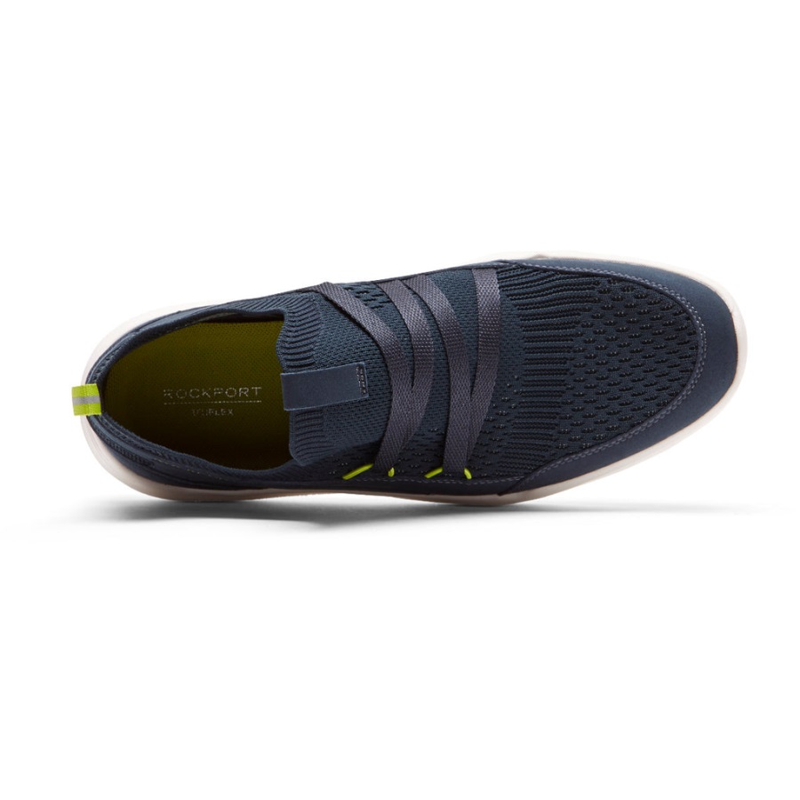 Rockport Erkek Truflex Evrim çamurluk Slip-on Spor Ayakkabı Lacivert - Görsel 4