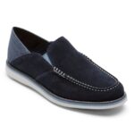 Rockport Erkek Tucker Venetian Ezilme Geri Mokasen Yeni Elbise Blues