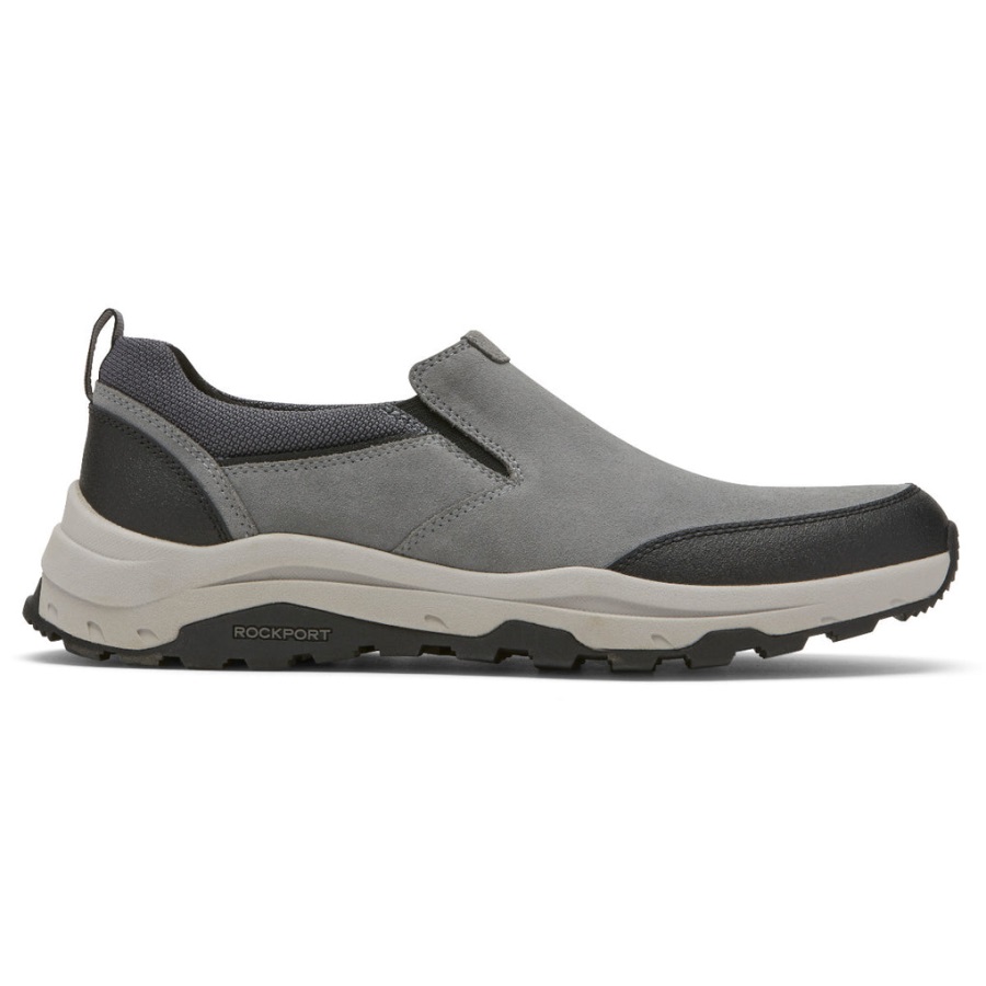 Rockport Erkek Xcs Birchfield Slip-on Trekker Yeni Griffin Süet - Görsel 2