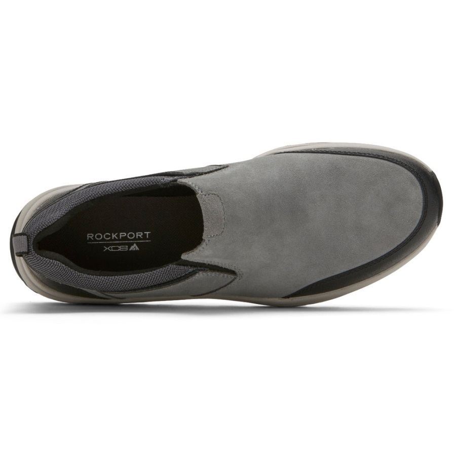 Rockport Erkek Xcs Birchfield Slip-on Trekker Yeni Griffin Süet - Görsel 4