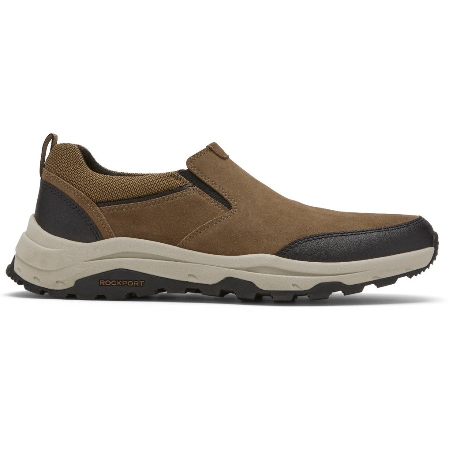Rockport Erkek Xcs Birchfield Slip-on Trekker Yeni Vicuna Süet - Görsel 2