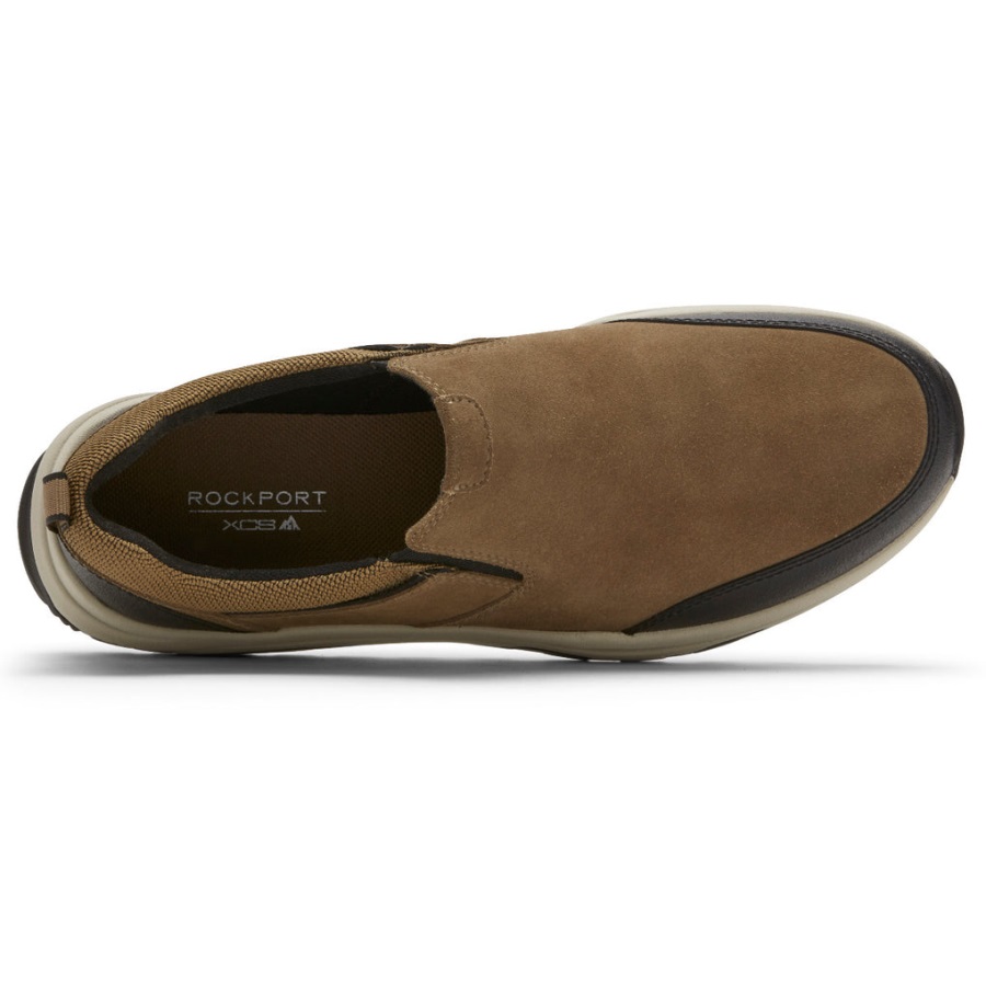 Rockport Erkek Xcs Birchfield Slip-on Trekker Yeni Vicuna Süet - Görsel 4