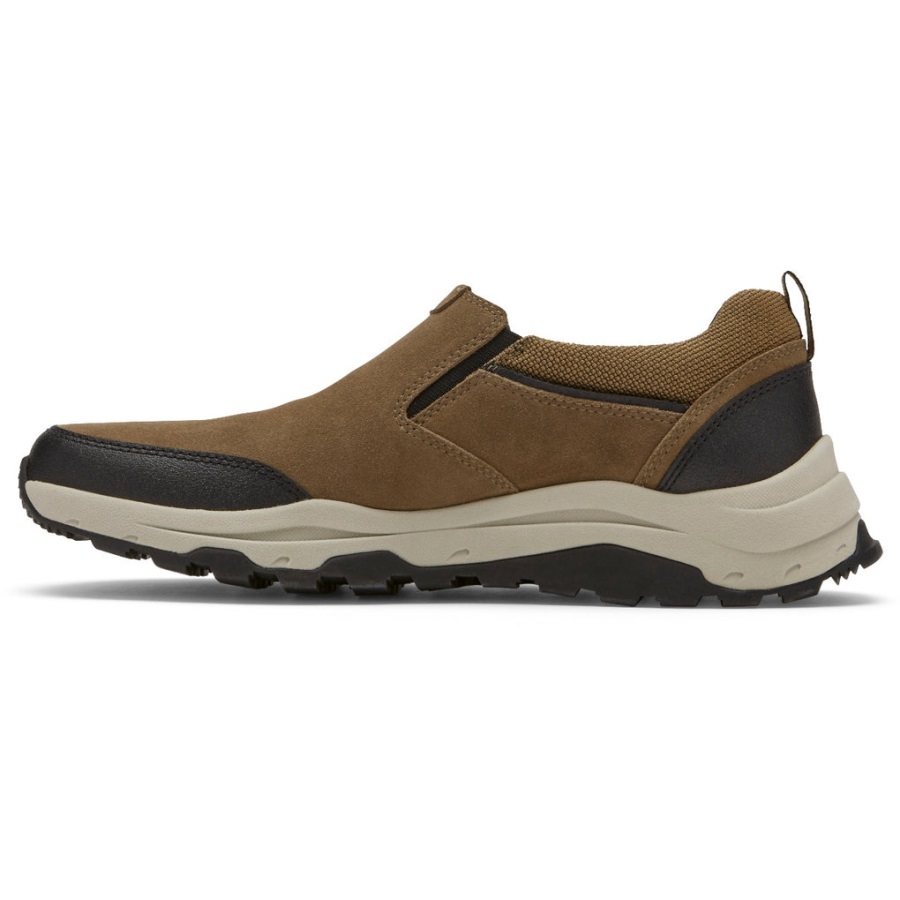 Rockport Erkek Xcs Birchfield Slip-on Trekker Yeni Vicuna Süet - Görsel 5