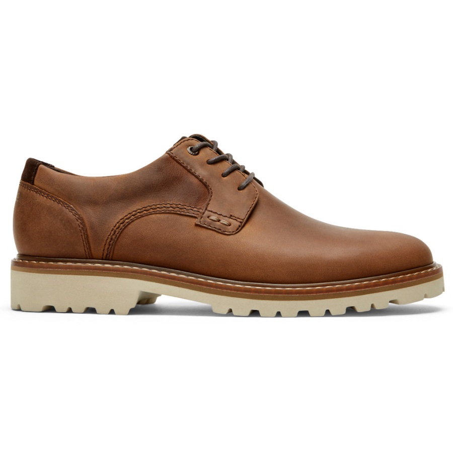 Rockport Erkek Xcs Düz Burunlu Oxford-su Geçirmez Ahşap - Görsel 2