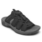 Rockport Erkekler Byron Bungee Slayt Siyah