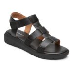 Rockport Kadın Abbie T-kayış Sandalet Siyah