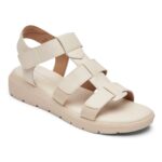 Rockport Kadın Abbie T-kayış Sandalet Vanilya