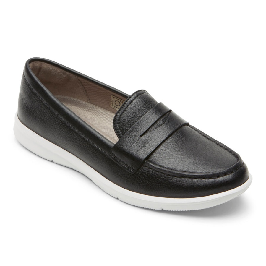 rockport_kadin_ayva_yikanabilir_kurus_mokasen_siyah.jpg Rockport Kadın Ayva Yıkanabilir Kuruş Mokasen Siyah - Görsel 1