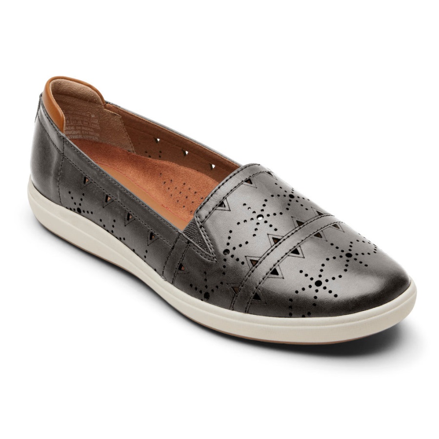 rockport_kadin_bailee_slip_on_siyah.jpg Rockport Kadın Bailee Slip-on Siyah - Görsel 1