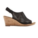 Rockport Kadın Briah Perf Askılı Sandalet Siyah Nubuk - Görsel 2