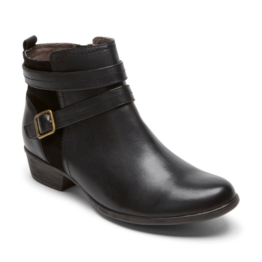 rockport_kadin_carly_kayis_cizme_siyah.jpg Rockport Kadın Carly Kayış çizme Siyah - Görsel 1
