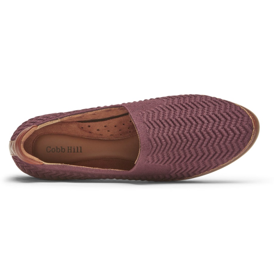 Rockport Kadın Cobb Hill Camryn Slip-on Patlıcan Tekstil Eko - Görsel 4