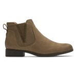 Rockport Kadın Crosbie Gore Patik Orman Nubuk - Görsel 2