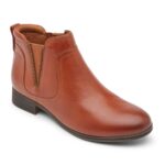 Rockport Kadın Crosbie Gore Patik şekerleme Taba Rengi