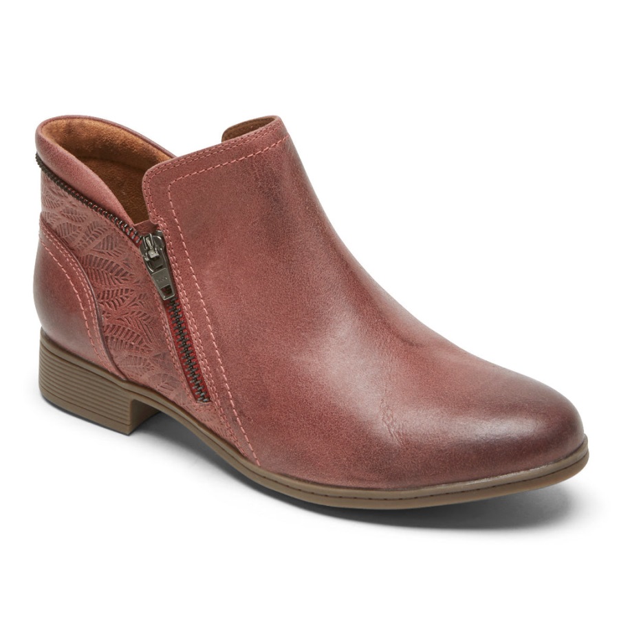 rockport_kadin_crosbie_patik_kirmizi.jpg Rockport Kadın Crosbie Patik Kırmızı - Görsel 1