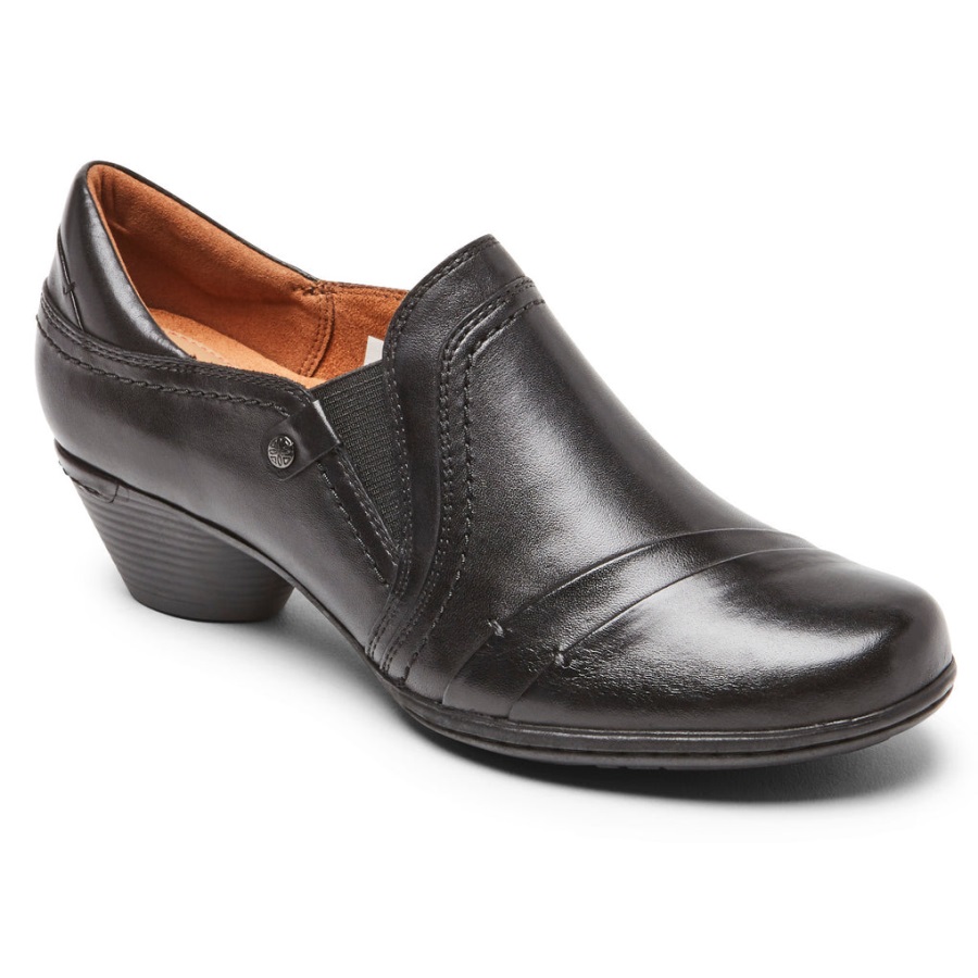 rockport_kadin_defne_slip_on_siyah_deri.jpg Rockport Kadın Defne Slip-on Siyah Deri - Görsel 1