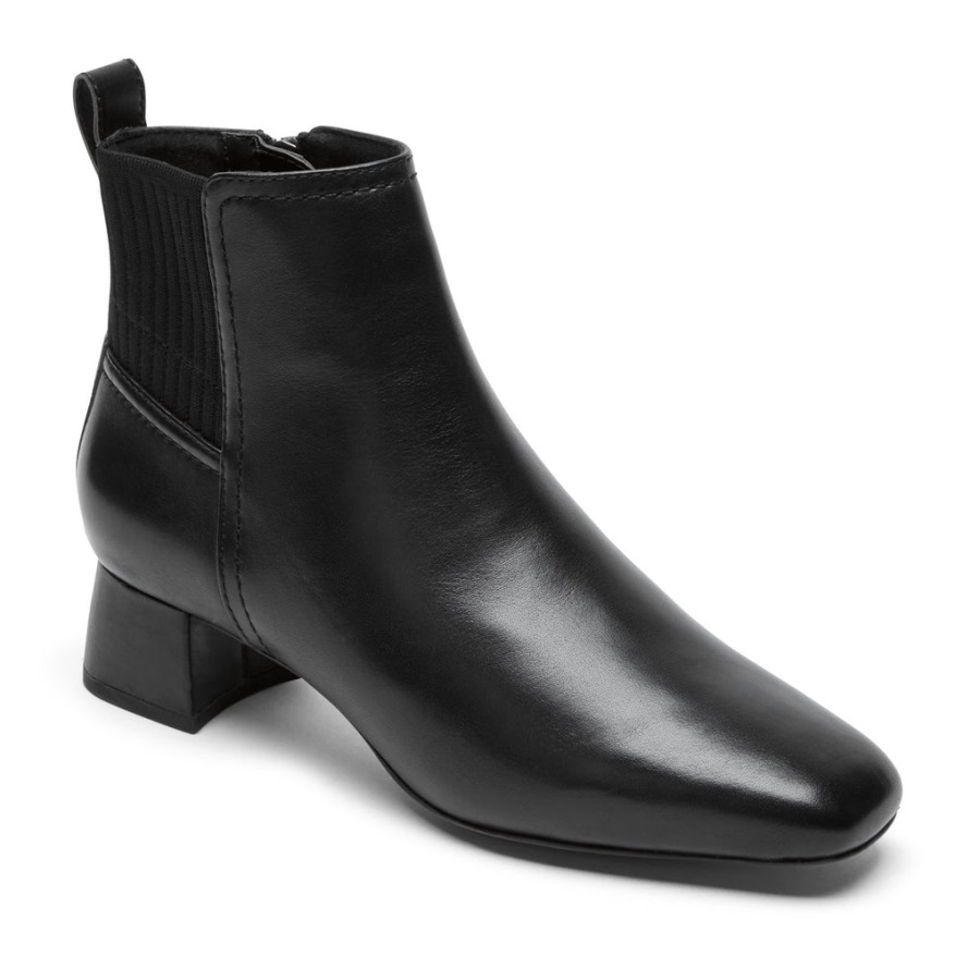 rockport_kadin_deidra_patik_siyah_lthr.jpg Rockport Kadın Deidra Patik Siyah Lthr - Görsel 1