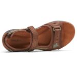 Rockport Kadın Fiona Ayarlanabilir Sandalet Kahverengi çok - Görsel 4