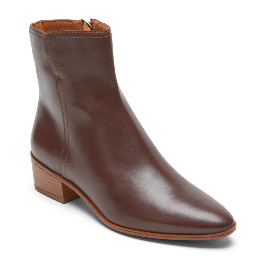 rockport_kadin_geovana_orta_cizme_oxblood.jpg Rockport Kadın Geovana Orta çizme Oxblood - Görsel 1