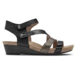Rockport Kadın Hollywood 4 Askılı Sandalet Siyah çok - Görsel 2