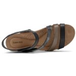 Rockport Kadın Hollywood 4 Askılı Sandalet Siyah çok - Görsel 4