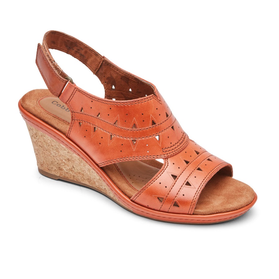 rockport_kadin_janna_delikli_slingback_russet.jpg Rockport Kadın Janna Delikli Slingback Russet - Görsel 1