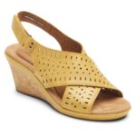 Rockport Kadın Janna Slingback Kama Sandal Güneş ışını Deri
