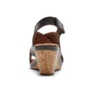 Rockport Kadın Janna Slingback Kama Sandal Siyah Deri - Görsel 5