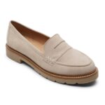 Rockport Kadın Kacey Kuruş Mokasen Taupe Nubuk