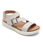 Rockport Kadın Kells Bay Asimetrik Sandal Açık Gri