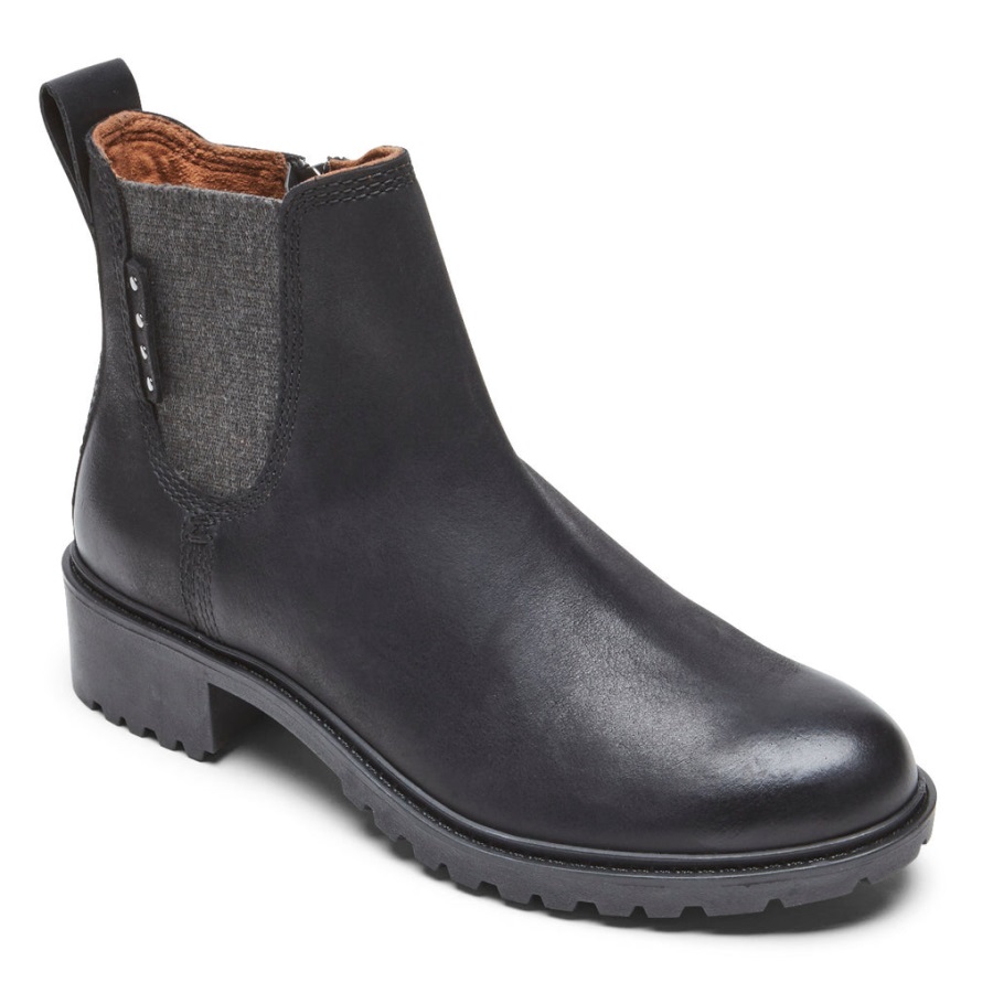 rockport_kadin_kis_chelsea_cizme_su_gecirmez_siyah.jpg Rockport Kadın Kış Chelsea çizme-su Geçirmez Siyah - Görsel 1