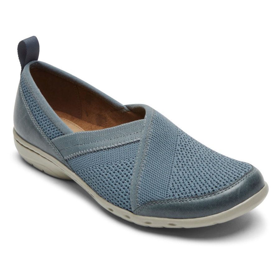 rockport_kadin_penfield_orgu_slip_on_mavi.jpg Rockport Kadın Penfield örgü Slip-on Mavi - Görsel 1