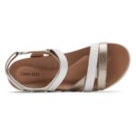 Rockport Kadın Rubey 3 Askılı Sandal Beyaz - Görsel 4