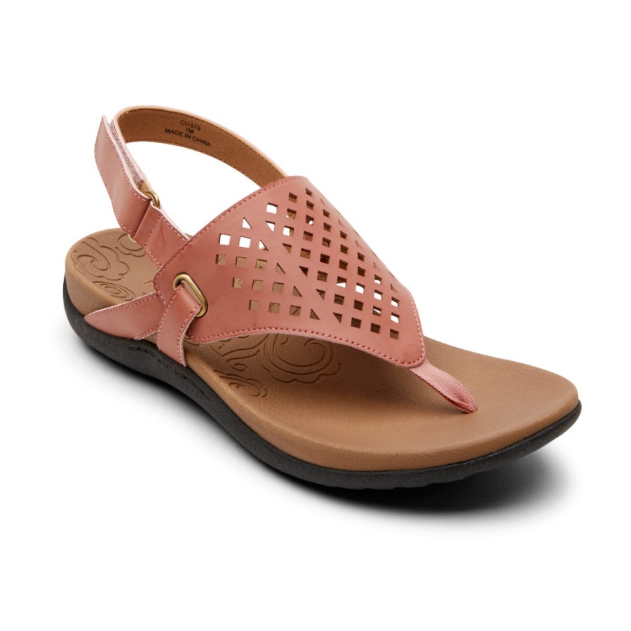 rockport_kadin_sirt_tanga_sandal_pembe.jpg Rockport Kadın Sırt Tanga Sandal Pembe - Görsel 1