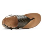 Rockport Kadın Sırt Tanga Sandalet Siyah - Görsel 4