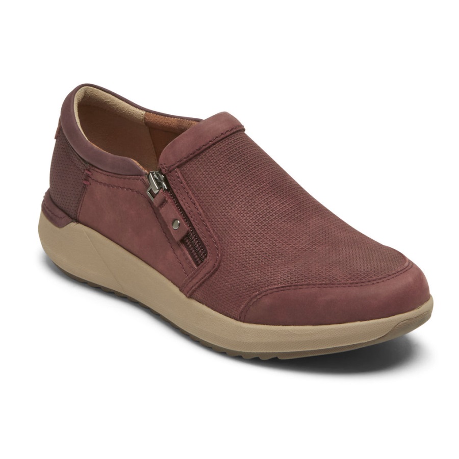 rockport_kadin_skylar_zip_slip_on_sekoya.jpg Rockport Kadın Skylar Zip Slip-on Sekoya - Görsel 1