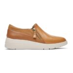 Rockport Kadın Total Motion Lillie Yan Fermuarlı Spor Ayakkabı Bal - Görsel 2
