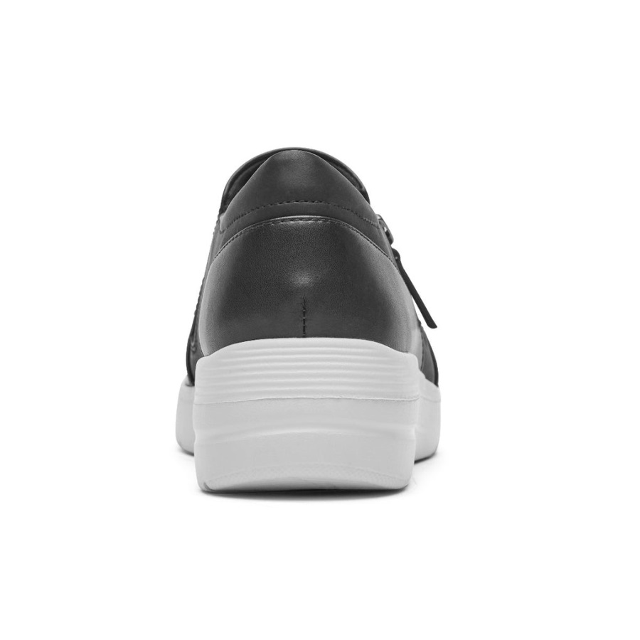 Rockport Kadın Total Motion Lillie Yandan Fermuarlı Spor Ayakkabı Siyah - Görsel 5