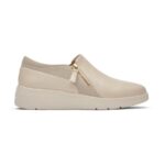 Rockport Kadın Total Motion Lillie Yandan Fermuarlı Spor Ayakkabı Vanilya - Görsel 2