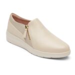 Rockport Kadın Total Motion Lillie Yandan Fermuarlı Spor Ayakkabı Vanilya