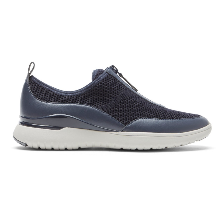 Rockport Kadın Total Motion Spor Fermuarlı Spor Ayakkabı Lacivert - Görsel 2