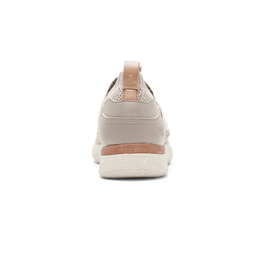 Rockport Kadın Truflex Fly Yıkanabilir Bungee Spor Ayakkabı Gri - Görsel 5
